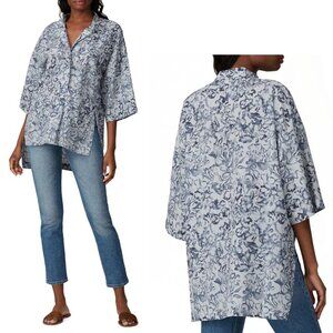 Victor Alfaro Collective Floral High Low Shirt Size XS